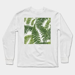 Botanical Ferns Long Sleeve T-Shirt